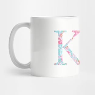 Kappa Splash Greek Letter Mug